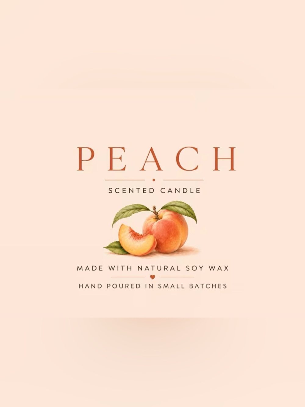 🍑 Peach Candle 🍑 - Picture 3 of 3